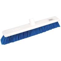 jantex hygiene broom soft bristle blue 18in