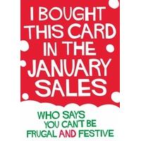 Jan Sales | Christmas Card | DM1492