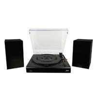 Jam Black Turntable & Speaker Bundle -Black