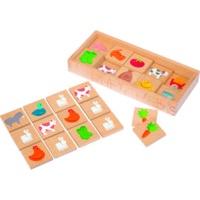 janod wooden farm memory game