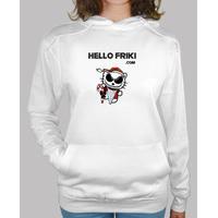 jack skeleton logo - hooded sweater girl