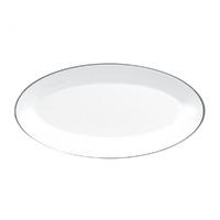 Jasper Conran Platinum Oval Dish 39cm