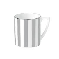 Jasper Conran Platinum Striped Espresso Cup