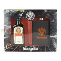 Jagermeister Liqueur 4cl with Hipflask Gift Set