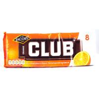 Jacobs Club Biscuits Orange 8 Pack