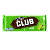 Jacobs Club Biscuits Mint 8 Pack