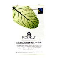 jacksons of piccadilly green tea mint fairtrade