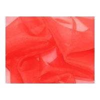 Japanese Crystal Organza Dress Fabric Red