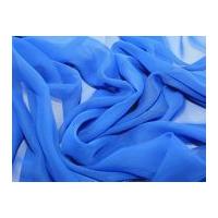 Japanese Caress Chiffon Dress Fabric Royal Blue