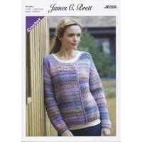 jacket in james c brett marble chunky jb368