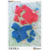 Jacket, Cardigan, Hat, Mittens and Bootees in Baby DK (UKHKA12)