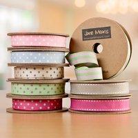 jane means 80m spring ribbon bundle 8 rolls 402309