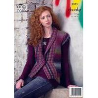 Jacket and Gilet in King Cole Riot Chunky (3371)