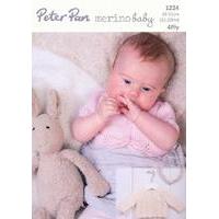 Jackets and Cardigans in Peter Pan Merino Baby 4 Ply (P1224)