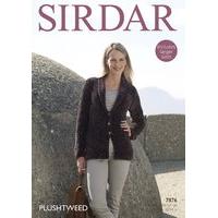 Jacket in Sirdar Plushtweed (7876)