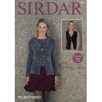 jacket and waistcoat in sirdar plushtweed 7873