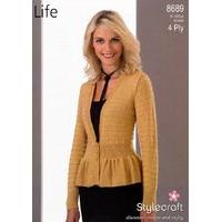 Jacket in Stylecraft Life 4 Ply (8689)