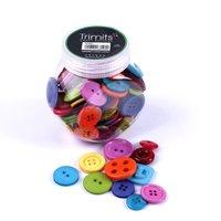 jar of craft buttons brights by trimits 376939