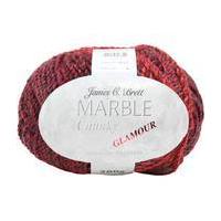 James C Brett Red Marble Chunky Glamour Yarn 200 g
