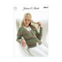 James C Brett Marble DK Ladies Sweater Pattern JB097