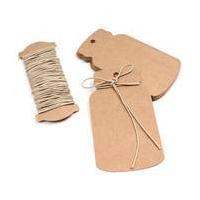 Jar Gift Tags with Twine 12 Pack