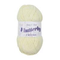 James C Brett Lemon Flutterby Chunky Yarn 100 g