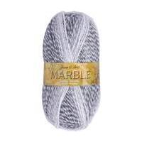 James C Brett White Marble Double Knit Yarn 100 g