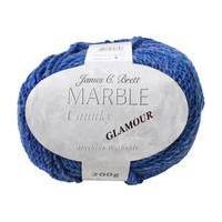 James C Brett Blue and Pink Marble Chunky Glamour Yarn 200g