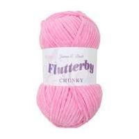 James C Brett Fondant Pink Flutterby Chunky Yarn 100 g