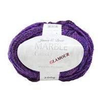 James C Brett Purple Marble Chunky Glamour Yarn 200 g