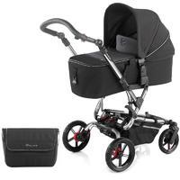 Jane Epic Micro Pushchair in Black-Chrome