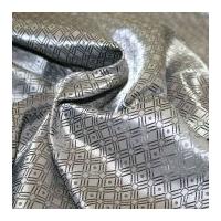 Jacquard Patterned Lining Dress Fabric Silver