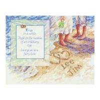 Janlynn Counted Cross Stitch Kit Beach Romance