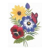 Janlynn Embroidery Kit Floral Embroidery