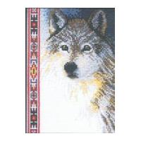 Janlynn Counted Cross Stitch Kit Wolf