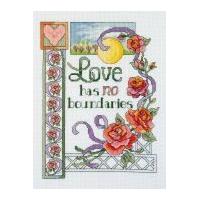 Janlynn Counted Cross Stitch Kit Love Has No Boundaries