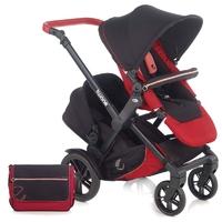 Jane Twone Twin Pushchair Scarlet