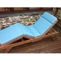 Jakarta Luxury Sunlounger Cushion Natural