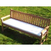 Jakarta Luxury 4 Seater Bench Cushion in Natural