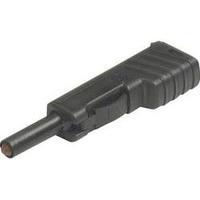 Jack plug Plug, straight Pin diameter: 4 mm Black SKS Hirschmann LABORSTECKER SLS 200 SCHWARZ 1 pc(s)