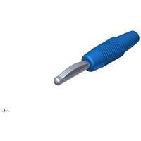 Jack plug Plug, straight Pin diameter: 4 mm Blue SKS Hirschmann VON 20 1 pc(s)