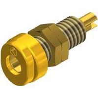 Jack socket Socket, vertical vertical Pin diameter: 4 mm Yellow SKS Hirschmann BUG 10 Au 1 pc(s)