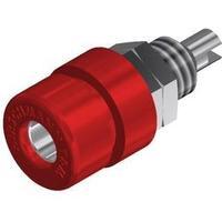 Jack socket Socket, vertical vertical Pin diameter: 4 mm Red SKS Hirschmann BIL 30 1 pc(s)