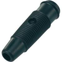 Jack socket Socket, straight Pin diameter: 4 mm Black SCI 1 pc(s)