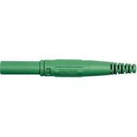 jack plug plug straight pin diameter 4 mm green multicontact xl 410 1  ...