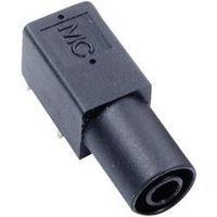 Jack socket Socket, horizontal mount Pin diameter: 4 mm Black MultiContact SLB4-I/90 1 pc(s)