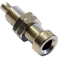 Jack socket Socket, vertical vertical Pin diameter: 4 mm Silver Schnepp BU 4000 1 pc(s)