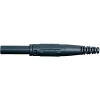 Jack socket Socket, straight Pin diameter: 4 mm Black MultiContact XK-410 1 pc(s)