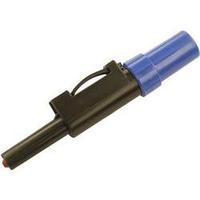 jack plug plug straight pin diameter 4 mm blue sks hirschmann sls 20 b ...