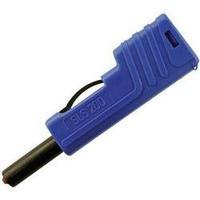 jack plug plug straight pin diameter 4 mm blue sks hirschmann sls 200  ...